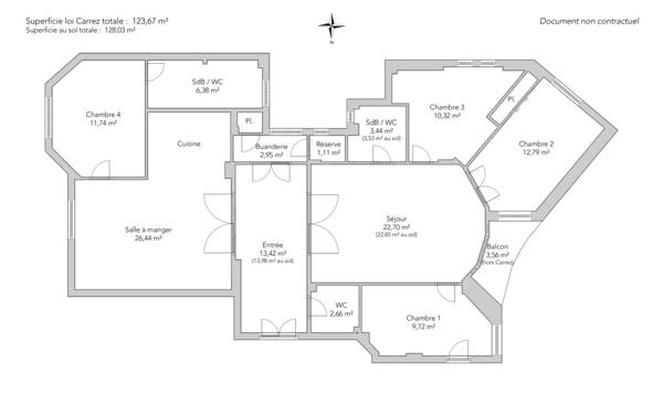 Appartement Paris 17 e - PEREIRE