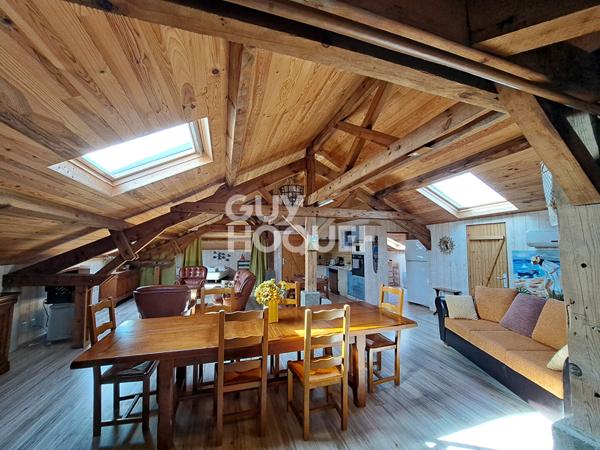 Grand loft en plein centre bourg de Lit & Mixe