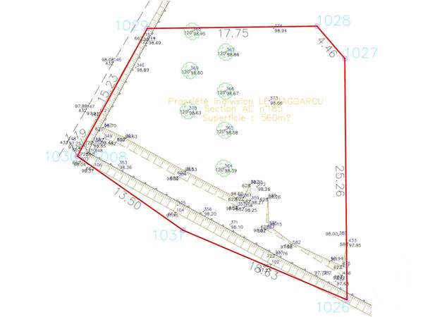 Terrain à vendre  538 m2 GRACES - 22