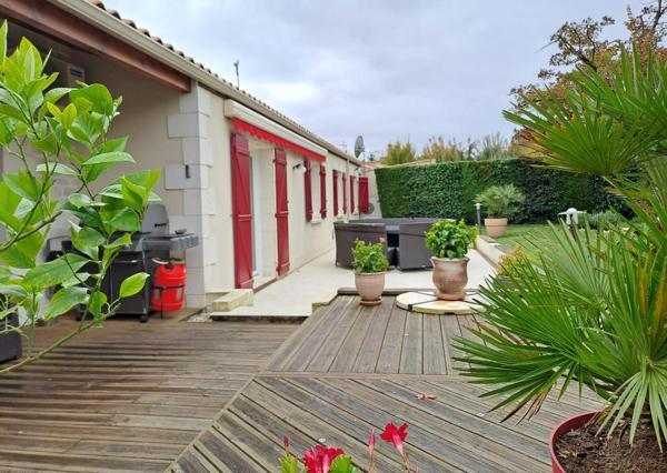 Maison de plain pied 101M2,3 chambres, garage,jardin