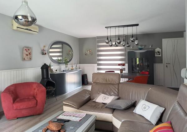 Maison de plain pied 101M2,3 chambres, garage,jardin