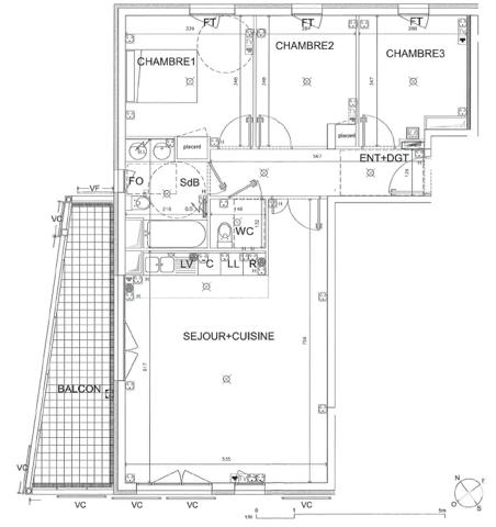 Appartement à vendre 4 pièces 79,1 m² Issy-les-Moulineaux