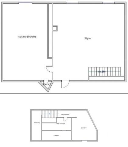 Appartement F2 à vendre  2 pièces - 58,73 m 2   MONTROUGE  - 92