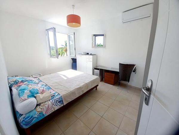 Appartement meublé, vue mer, vaste terrasse, à vendre 3 pièces, LE MOULE (971)