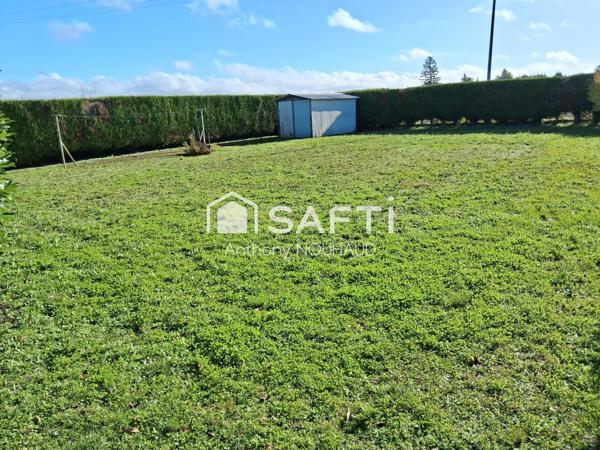 Maison plain-pied, 3 chambres, proximité commerces