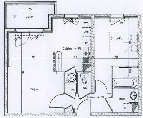 Appartement 2 pièces - 44300 Nantes -  Vieux Doulon