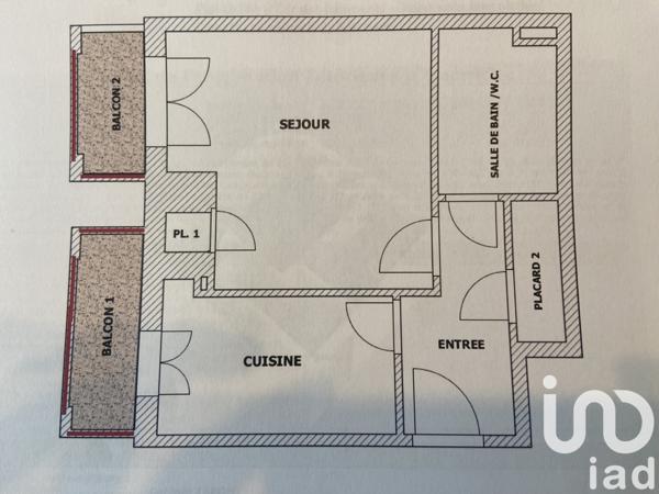 Appartement à vendre 1 pièce 27 m² Nice