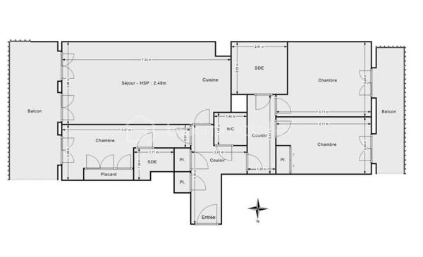 Appartement de 78 m²