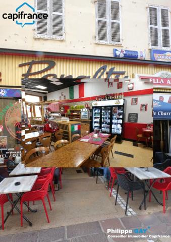 Bar-restauration Pizzas - Fonds de commerce + Murs à vendre MARCIGNY (71)
