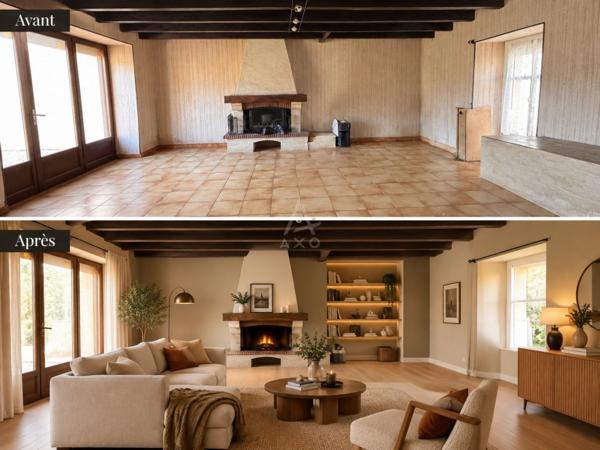 Maison de 6 pièces avec dépendances et terrain divisible