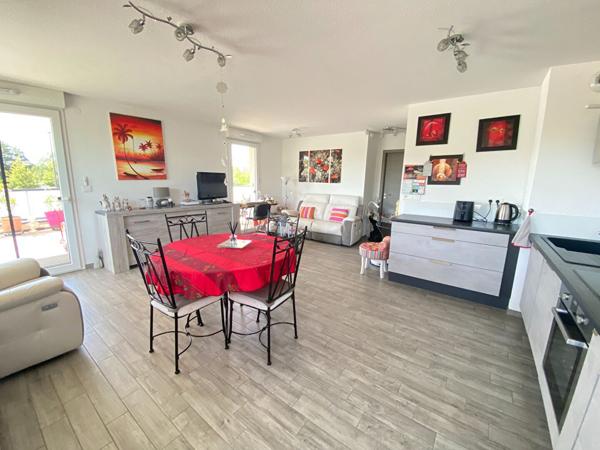 Charmant appartement 2/3 pièces à vendre à Cernay, vue dégagée et terrasse exceptionnelle