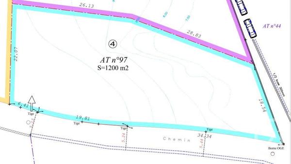terrain à vendre  1200 m2 LA CROIX VALMER - 83