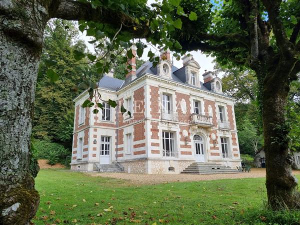 Belle demeure des XVIe et XIXe siècles, avec 4 gîtes, dans un parc boisé de 7 ha, à 15 km de Blois