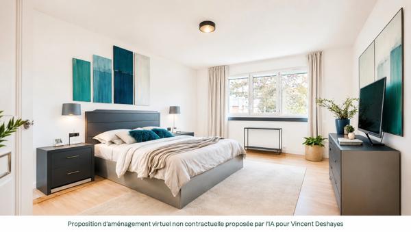 Appartement à louer ; T1 de 29,12 m2 Carrez et une cave privative - Visite virtuelle sur demande