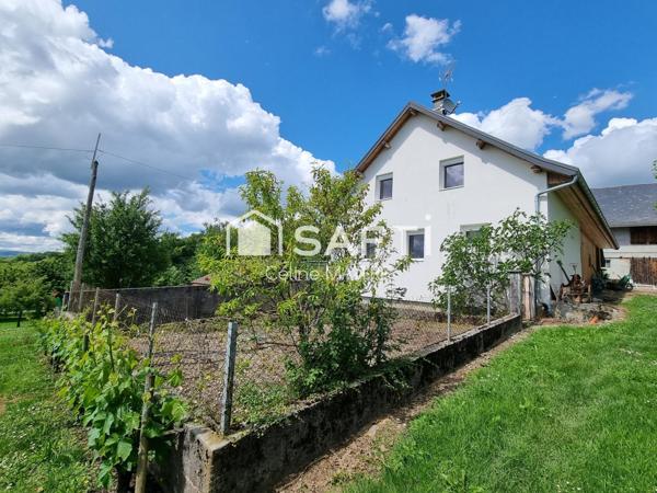 Maison mitoyenne avec grand jardin