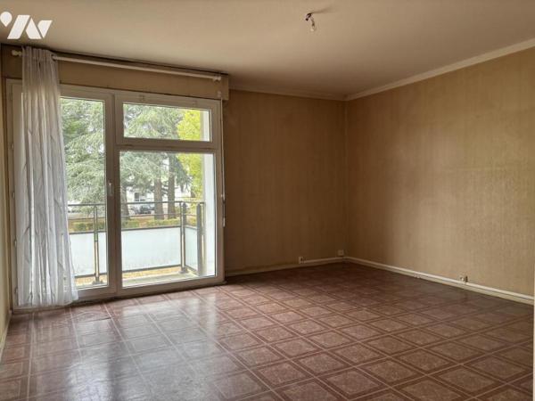 ORVAULT – Quartier Plaisance. T4 avec balcon de 73,74 m² hab au 1er ss asc.                      