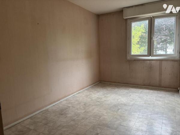 ORVAULT – Quartier Plaisance. T4 avec balcon de 73,74 m² hab au 1er ss asc.                      