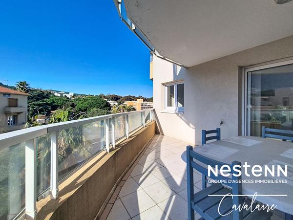 Appartement Cavalaire Sur Mer 2 pièce(s) en coeur de ville 3ème étage avec stationnement et cave