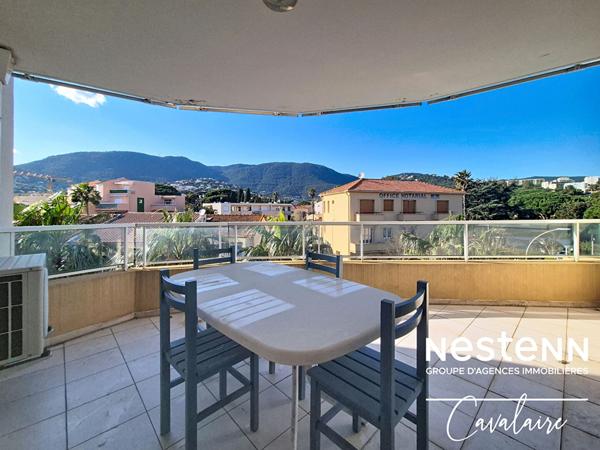 Appartement Cavalaire Sur Mer 2 pièce(s) en coeur de ville 3ème étage avec stationnement et cave