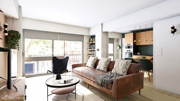  Appartement familial 4 chambres + balcons aux portes de Paris