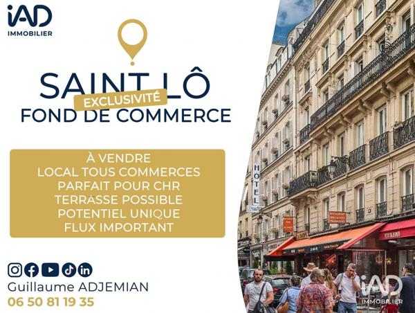 Restauration rapide à vendre 55 m² Saint-Lô