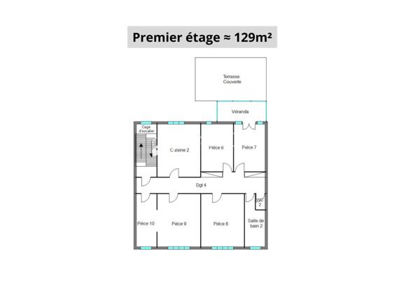 Immeuble 388 m² 2 etage(s)