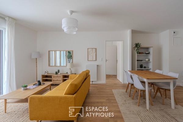 Appartement contemporain 87m2 de 3 chambres avec grande terrasse à proximité immédiate de la vieille ville de Guérande