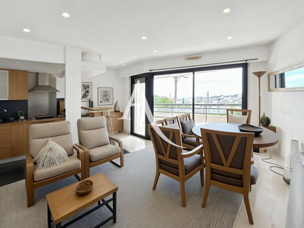 Appartement Le Cannet 2 pièce(s) 48.53 m2 vue Mer
