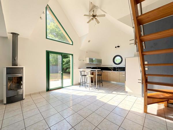 Maison -  3 chambres - 113m² - Jardin - Garage - Kerlano