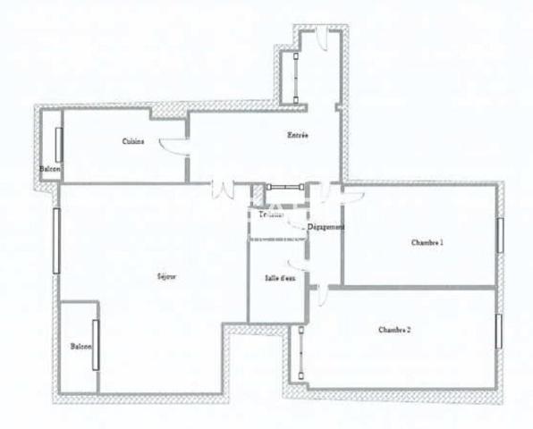 Lumineux 85 m² avec terrasses - Saint-Jacques