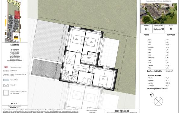 Maison à vendre    5 pièces • 105 m2 Hettange-Grande