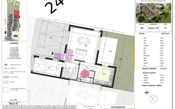 Maison à vendre    5 pièces • 105 m2 Hettange-Grande