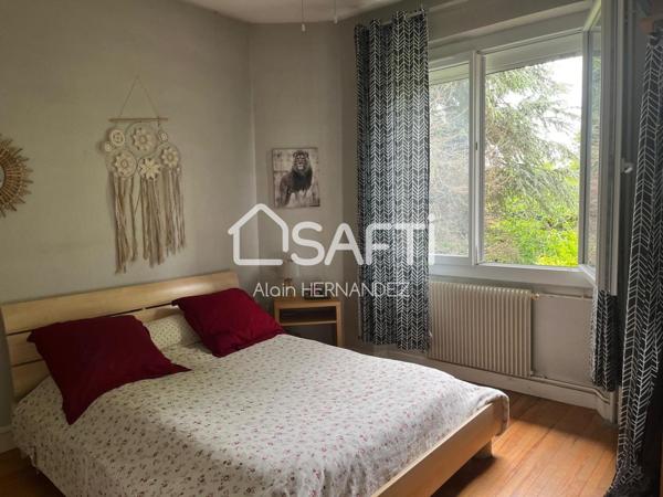 Maison familiale au centre de Cazères – 96 m² habitables avec jardin