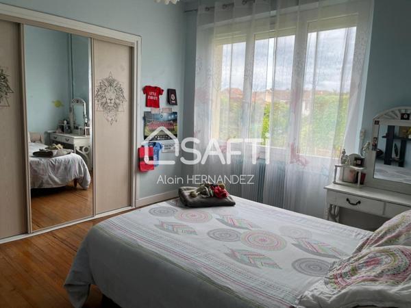 Maison familiale au centre de Cazères – 96 m² habitables avec jardin