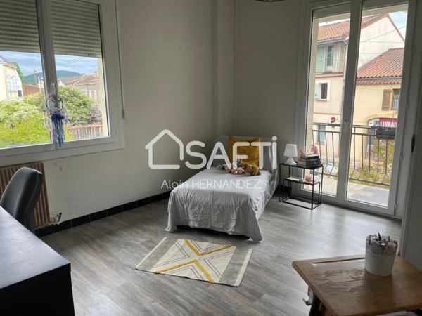 Maison familiale au centre de Cazères – 96 m² habitables avec jardin