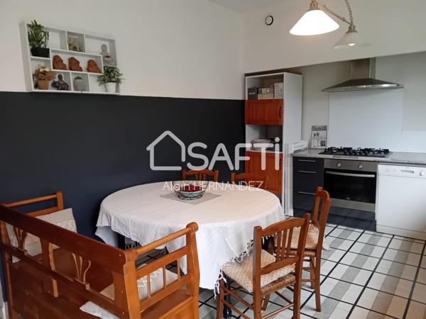 Maison familiale au centre de Cazères – 96 m² habitables avec jardin