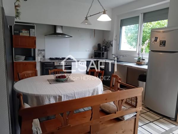 Maison familiale au centre de Cazères – 96 m² habitables avec jardin