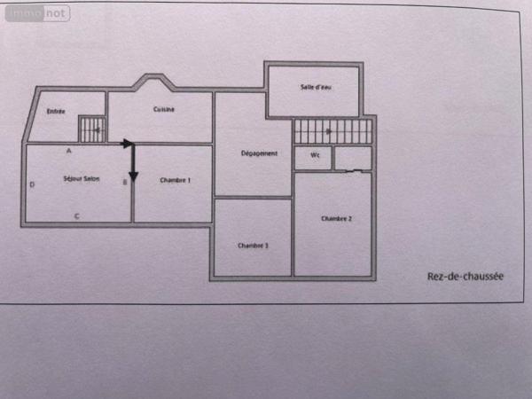 Maison à vendre à Le Grand-Lucé dans la Sarthe (72150), ref : 13816/1198   
BOURG