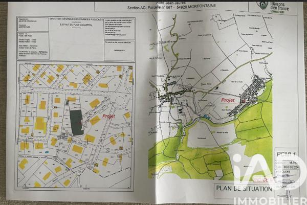 Terrain à vendre 600 m² Morfontaine