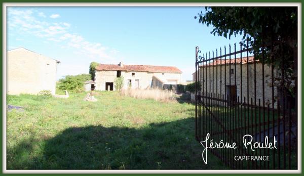 Dpt Vienne (86), à vendre Champigny-En-Rochereau maison à rénover terrain 1 644 m²