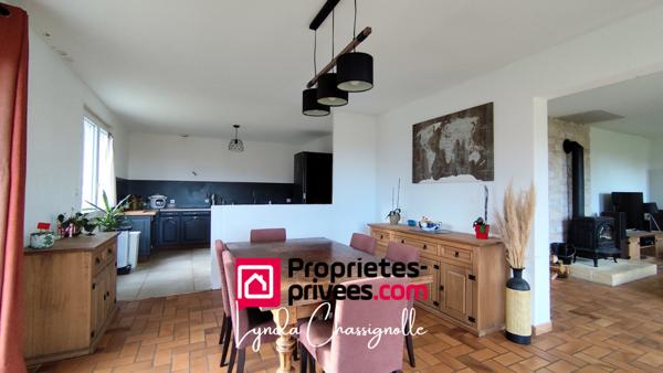 Maison familiale - 4 chambres - 145m² - Grand garage