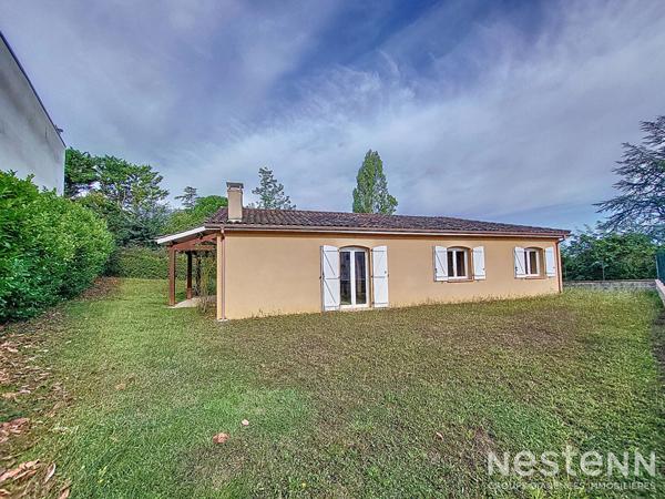 A Vendre Maison contemporaine de plain-pied de 107 m² avec garage, terrasse et jardin