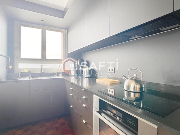 Appartement 3 pièces traversant lumineux