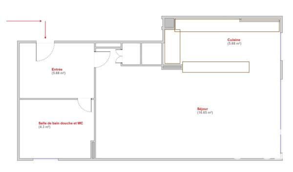 Murs commerciaux  à vendre 32,51 m² 