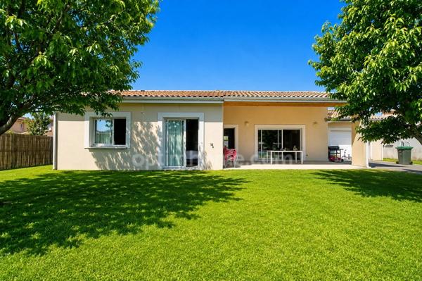 TOULOUSE SAINT-SIMON – VILLA CONTEMPORAINE DE PLAIN-PIED 152 m² – 4 CHAMBRES – TERRAIN 1 073 m² – DOUBLE GARAGE