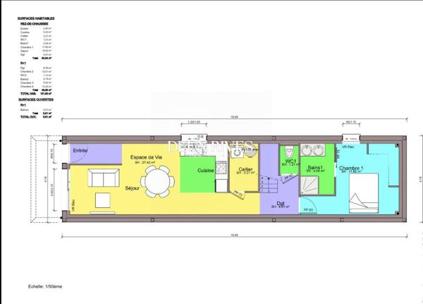 Batisse Ancienne sur 121m2
