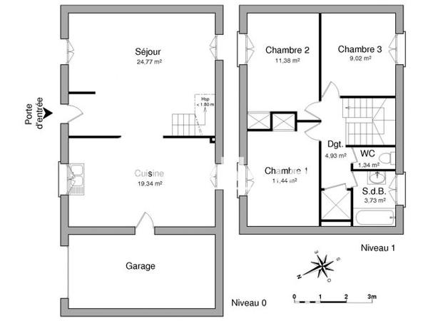 Location Maison 5 pièces 85.95 m² - 9 IMPASSE LAVOISIER Carcassonne 11000