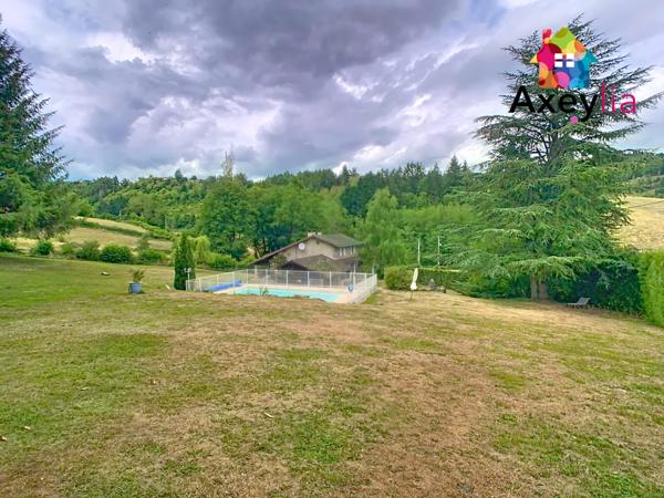 Saint-Bonnet-des-Quarts (42310) A VENDRE - SAINT-BONNET-DES-QUARTS - MAISON EN PIERRES SUR TERRAIN AVEC PISCINE ET JARDIN