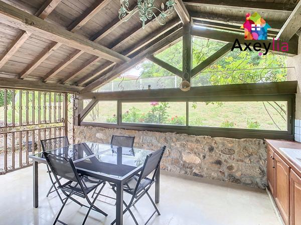 Saint-Bonnet-des-Quarts (42310) A VENDRE - SAINT-BONNET-DES-QUARTS - MAISON EN PIERRES SUR TERRAIN AVEC PISCINE ET JARDIN