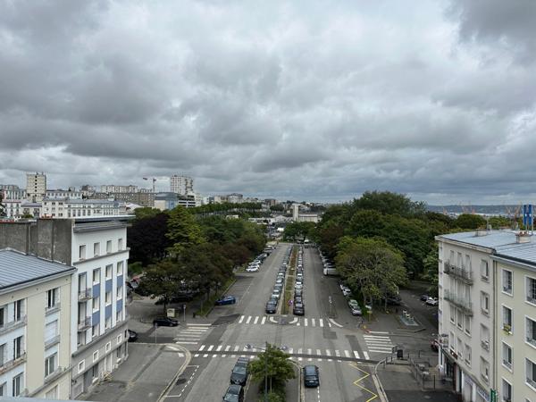 Dpt Finistère (29), à vendre BREST Triangle D'Or Vue Rade appartement T2 de 41.79m²